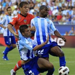 Liga 10/11 Málaga-1 Valencia-3