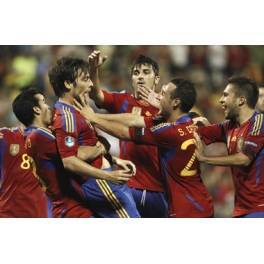 Clasf. Eurocopa 2012 España-3 Escocia-1
