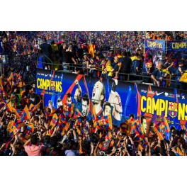 Celebración Barcelona Campeón de Liga 12/13 (La Rua)