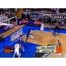 Liga ACB 01/02 1/4 5ºpartido R.Madrid-74 Estudiantes-86