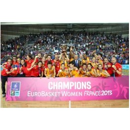 Final Europeo Baloncesto femenino 2013 España-70 Francia-69