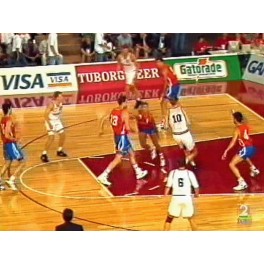 Eurobasket 1993 1/4 España-77 Alemania-79