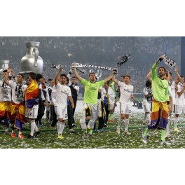 R.Madrid Campeon Copa Europa 13/14 celebracion y fiesta en el S.Bernabeu