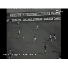 Amistoso 1971 Italia-1 España-2