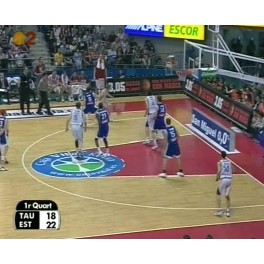 Liga ACB 03/04 1/2 5ºpartido Tau-84 Estudiantes-97