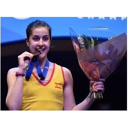 Final Europeo Badminton 2016  Carolina Marin-Kirsty Gilmour