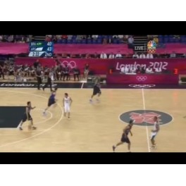 Olimpiada 2012 1/4 Brasil-77 Argentina-82