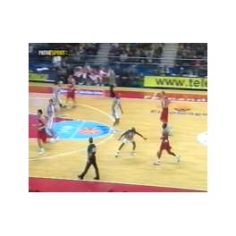 Euroliga 00/01 1/4 2ºpartido Tau-98 Olimpiakos-76