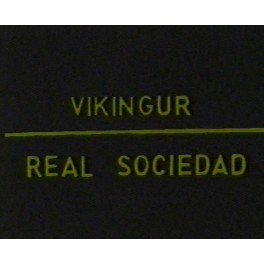 Copa Europa 82/83 Vikingur-0 R.Sociedad-1