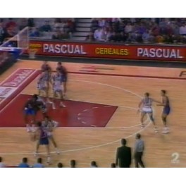 Liga ACB 91/92 fase regular Barcelona-86 R.Madrid-88