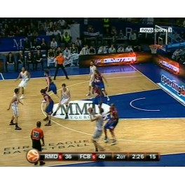 Euroliga 09/10 1/4 4ºpartido R.Madrid-78 Barcelona-84