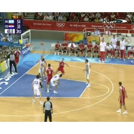 Olimpiada 2008 1ªfase Argentina-77 Croacia-53