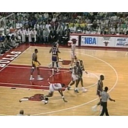 Final NBA 90/91 1ºpartido Chicago-91 L.A. Lakers-93 Final NBA 90/91 1ºpartido Chicago-91 L.A. Lakers-93