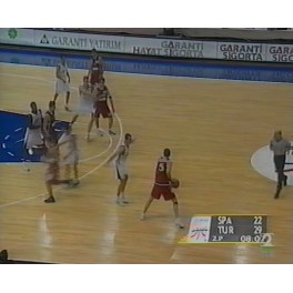 Eurobasket 2001 1ªfase España-79 Turquia-84