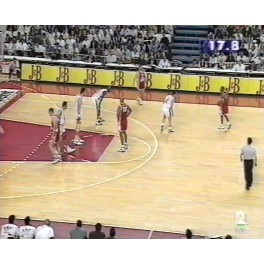 Liga ACB 94-95 1/4 1ºpartido R.Madrid-75 A.Zaragoza-69