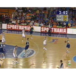 Liga ACB 98/99 1/4 3ºpartido Fuenlabrada-70 R.Madrid-89