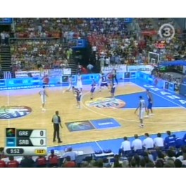 Eurobasket 2007 1ªfase Grecia-68 Serbia-67