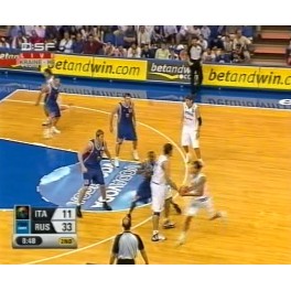 Eurobasket 2005 1ªfase Italia-61 Rusia-87