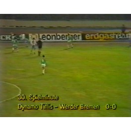 Uefa 87/88 D.Tiblisi-1 W.Bremen-1