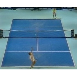 Final Master Cup 1990 Agassi-Edberg