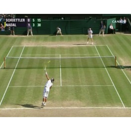 Wimbledon 2008 1/2 Nadal-Schutler